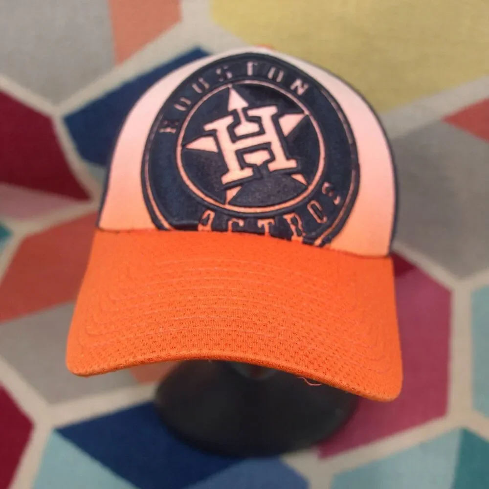 Houston Astros New Era  39THIRTY Flex Hat Cap Men's MLB MEDIUM/LARGE‎